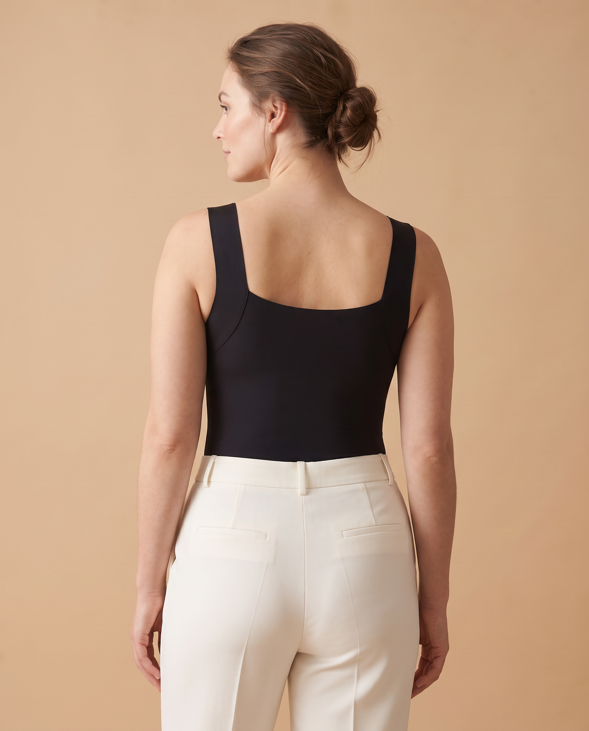 Sabelune built-in bra tank, smooth back with no hooks or band